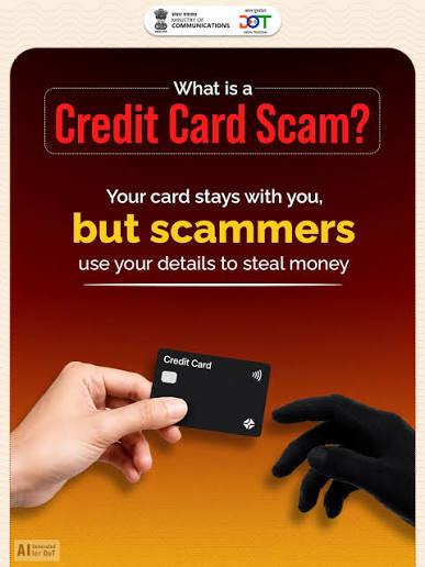 User locking a payment card after entering details on a phishing site.